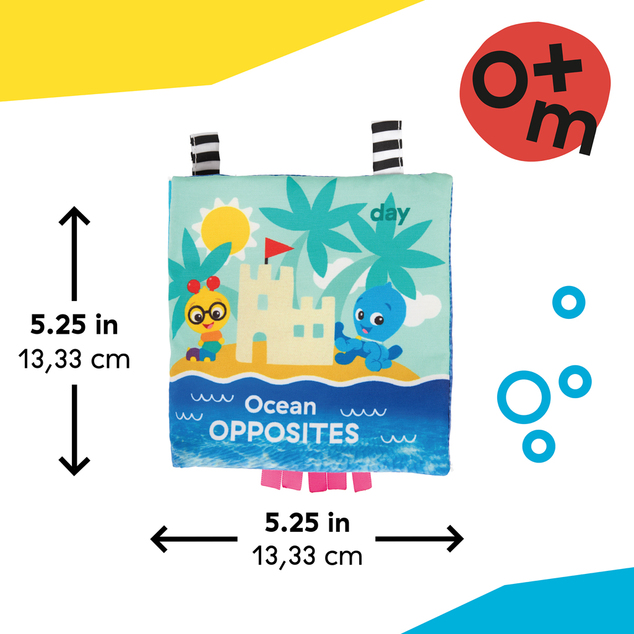 BABY EINSTEIN Mekana knjiga puna aktivnosti Ocean Opposites™, 0m+