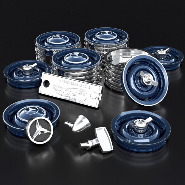 Mattel Brick Shop modèle à construire Hot Wheels - Mercedes-Benz 300SL (Série Premium)