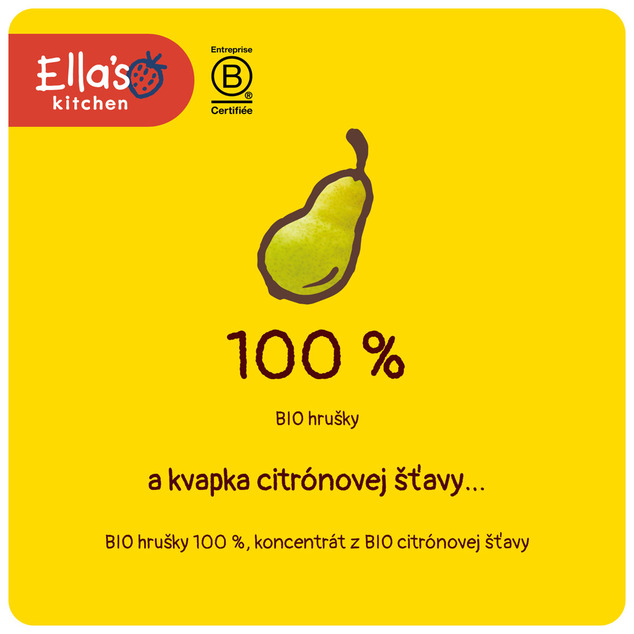 Ella's Kitchen BIO Hrušková desiata (70 g)