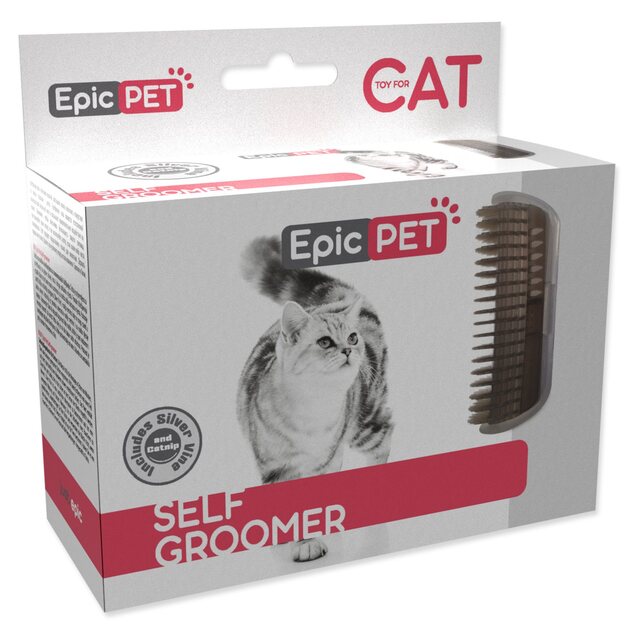 Hrebeň Epic Pet solf-groomer na rohy pre samo-masírovanie a česanie 8x12x5cm