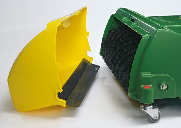 Rollytoys Predný nástavec John Deere - zametacia kefa