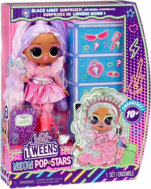 L.O.L. Surprise! Tweens Neon Pop Stars bábika Kitty K