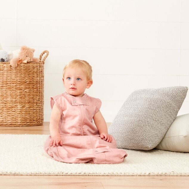 ERGOPOUCH Sac de couchage en coton biologique Sheeting Berries 3-12 m, 6-10 kg, 1 tog