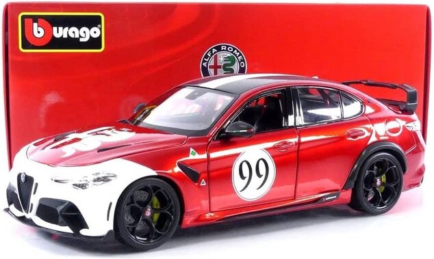 Bburago 1:18 Plus - Alfa Romeo Giulia GTAm - Met Red #99