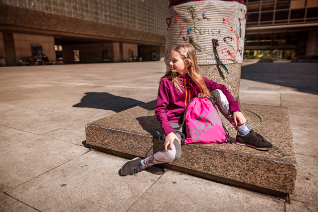 BAAGL Săculeț Skate Roz
