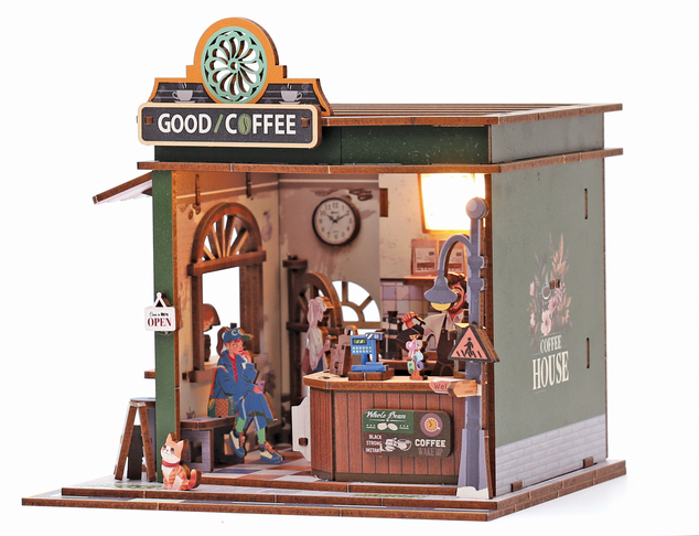 GRAINE CREATIVE Modelo 3D de madera Cafetería