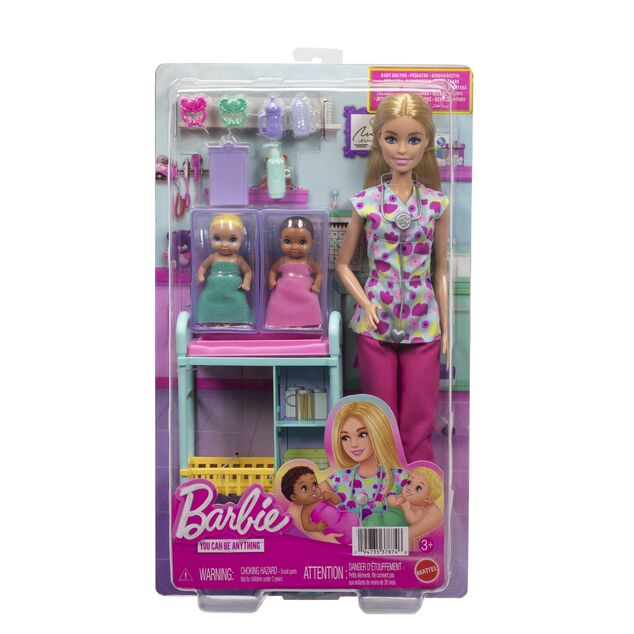 Mattel Barbie set di gioco professionale - pediatra
