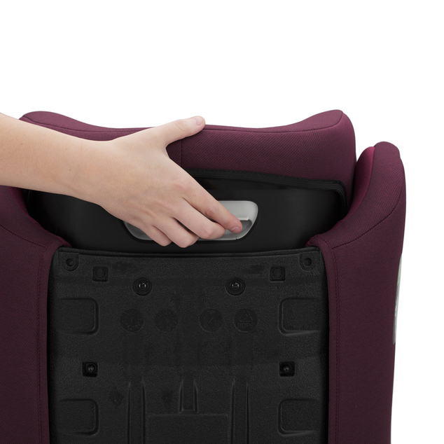 KINDERKRAFT Asiento de coche Junior Fix 2 100-150 cm Cherry Pearl