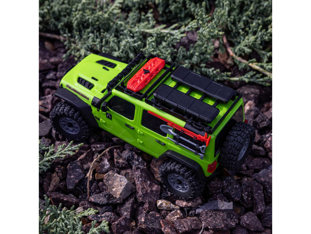 Axial SCX30 Jeep Wrangler JLU 4WD 1:30 RTR zöld