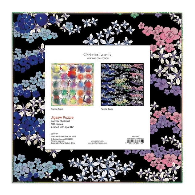 Galison Obojstranné puzzle Christian Lacroix Photocall 500 dielikov