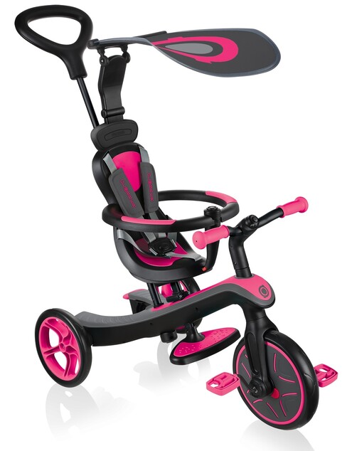 Globber Kinder-Dreirad 4in1 - Fuchsia Pink