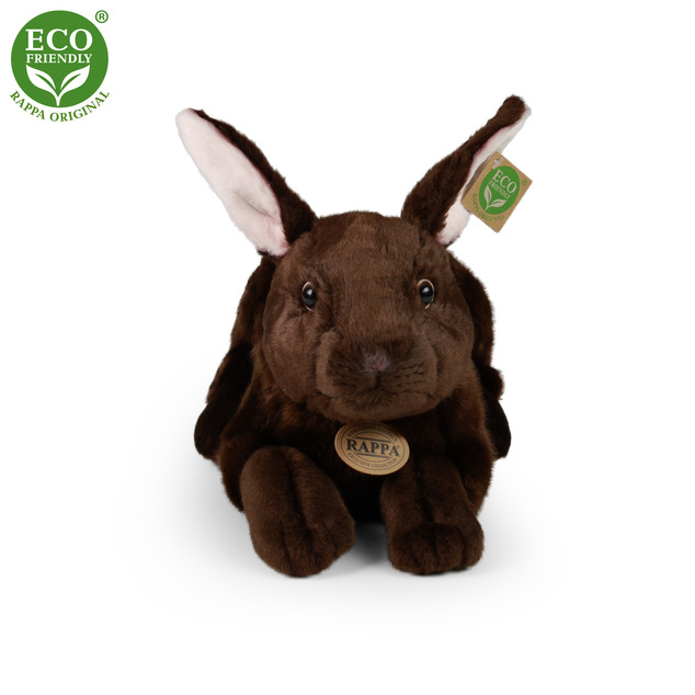 Plyšový králik hnedý ležiaci 36 cm ECO-FRIENDLY