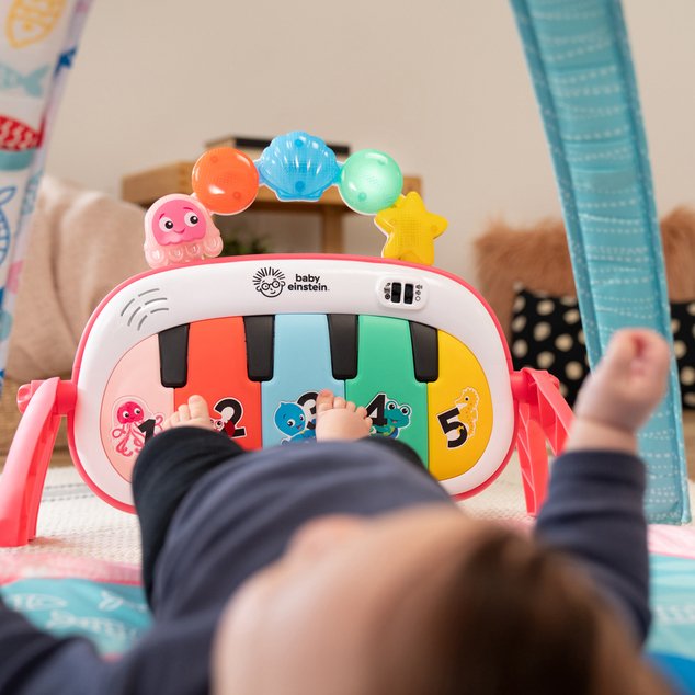 BABY EINSTEIN Igračka deka s aktivnostima 4u1 Kickin’ Tunes™ Jellyfish Jamboree™ 0m+