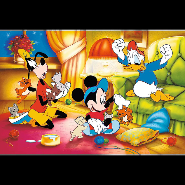 Trefl Puzzle 600 Jubiläum - Mickey Mouse und Freunde