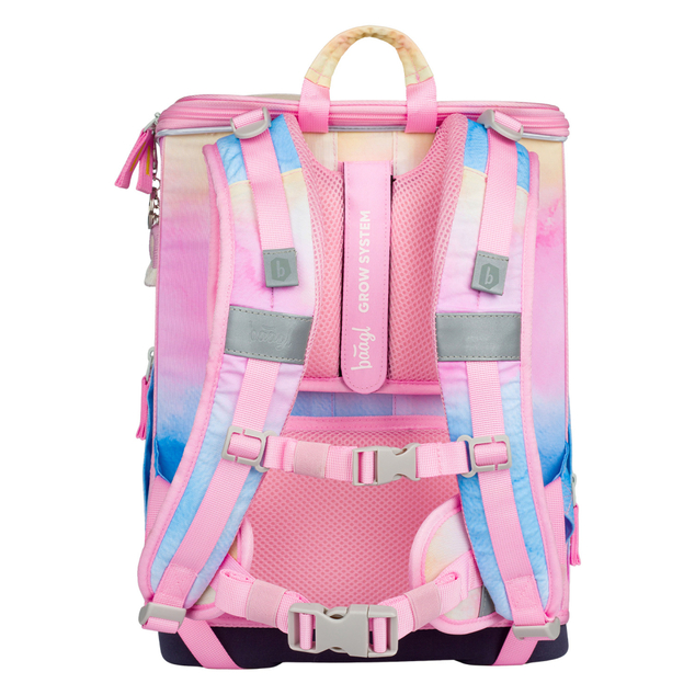 BAAGL SADA 5 Zippy Plus Rainbow Unicorn: aktovka, peračník, vrecko, zástera, peňaženka