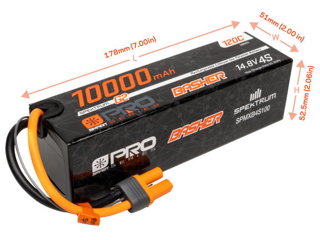 Spektrum Smart G2 Pre LiPo 14.8V 10000mAh 120C IC5