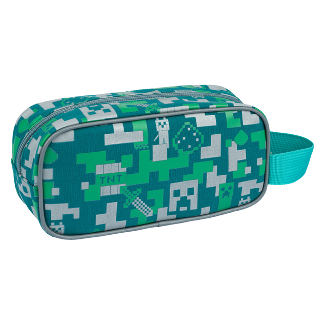 MINECRAFT SET 2 Silber Creeper: Handtuch, Tasche