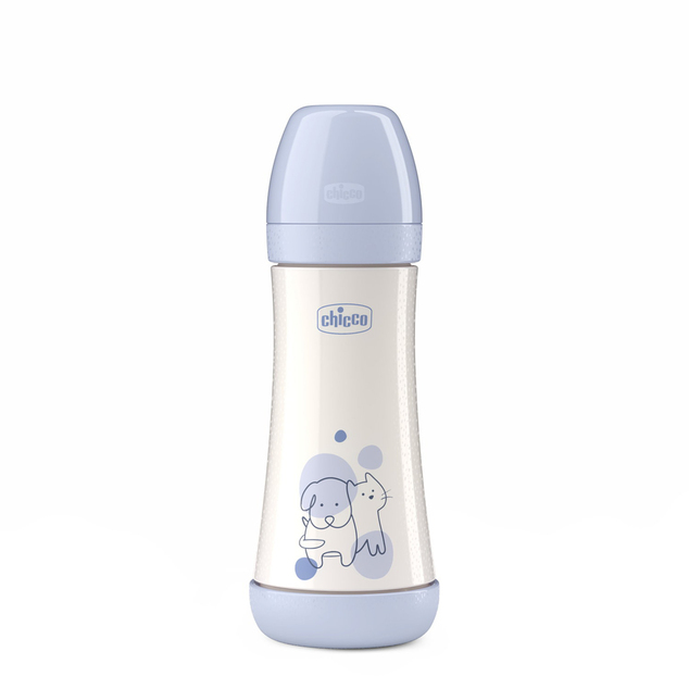 CHICCO Biberón anticólico Perfect5 300 ml niño flujo rápido 4m+