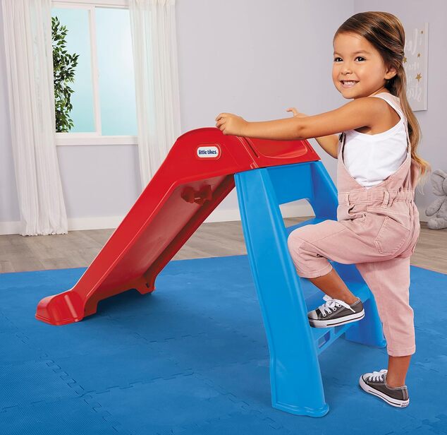 Little Tikes Moja prvá šmykľavka - červená/modrá