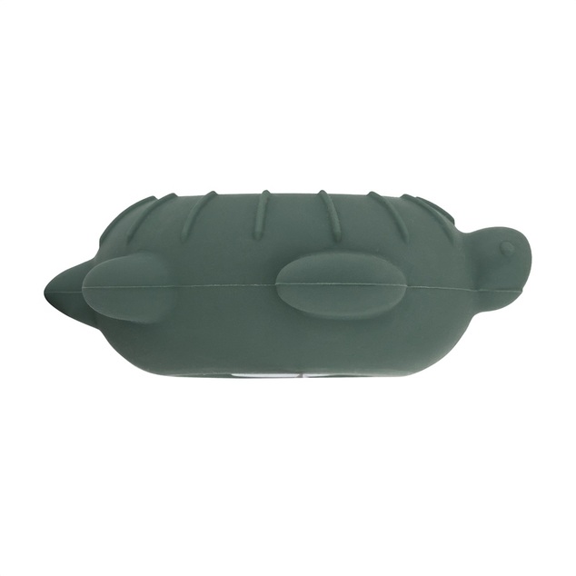 PETITE&amp;MARS Teplomer silikónový digitálny do vody Turtle Terry Misty Green 0m+