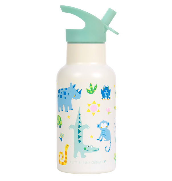 A Little Lovely Company - bouteille en acier inoxydable, 350 ml - jungle