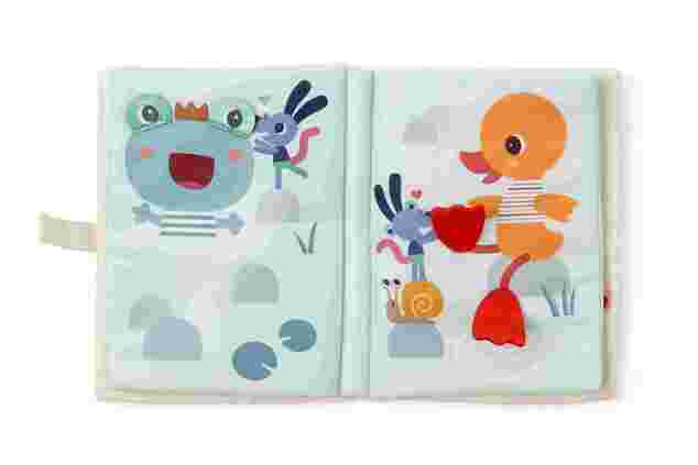 Lilliputiens - libro de peluche - ratoncita Nina