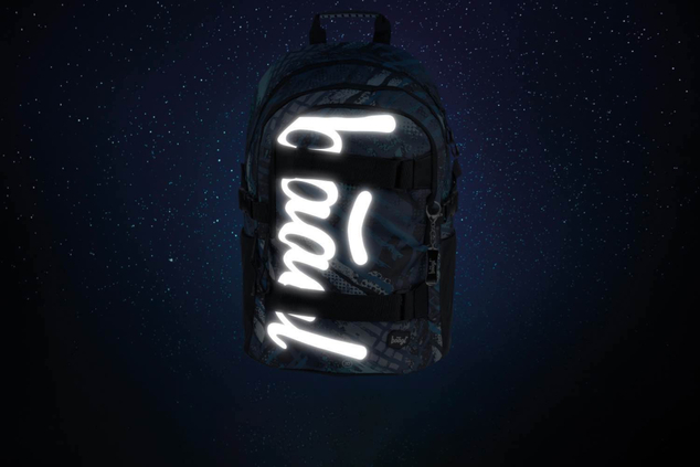 BAAGL SADA 3 Skate Strukturen: Rucksack, Umhängetasche, Tasche