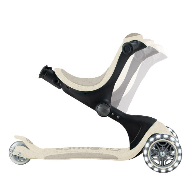 Globber kolobežka Go Up deluxe lights ecologic 360 ° coconut