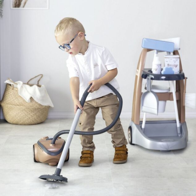 Smoby Vozík pre malú upratovačku s vysávačom Rowenta