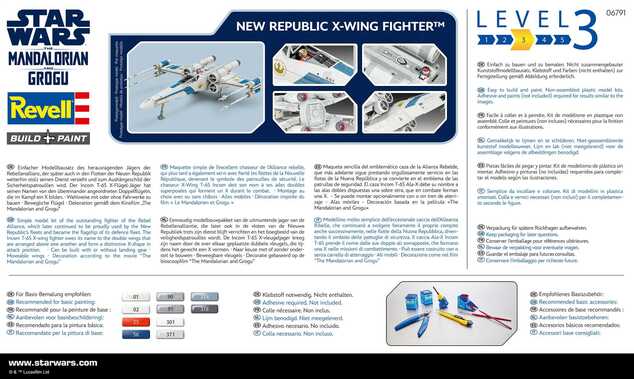 Maquette en plastique SW 06791 - The Mandalorian: X-Wing Fighter (1:57)