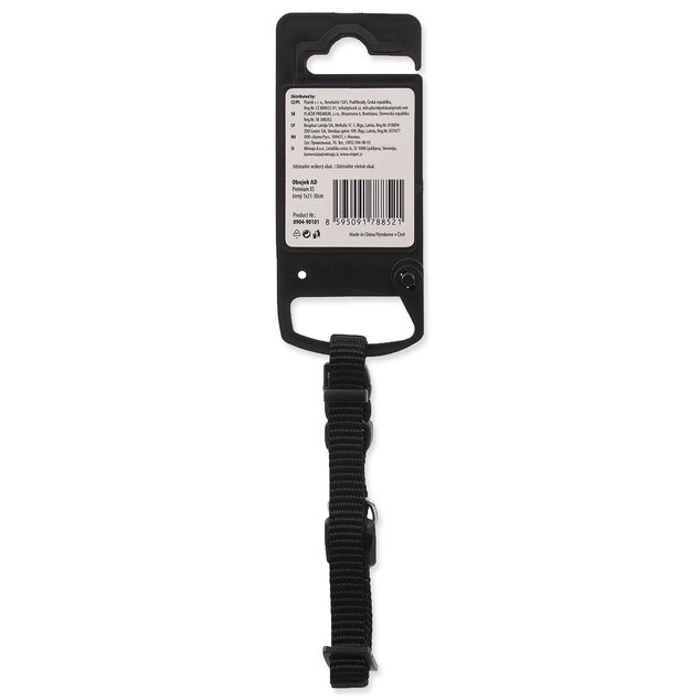 Obojok Active Dog Premium XS čierny 1x21-30cm