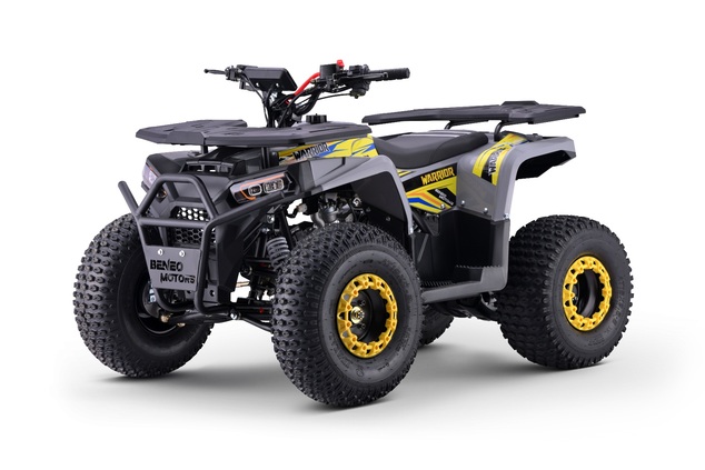 Benzínová štvorkolka pre deti Beneo Motors WARRIOR žltá - 125cm3