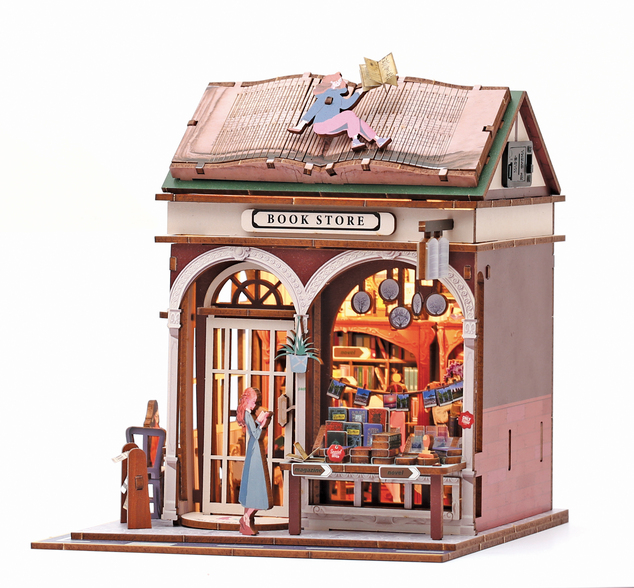 GRAINE CREATIVE Modelo 3D de madera Librería