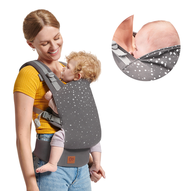 KINDERKRAFT Nosič detí Nino Confetti Grey