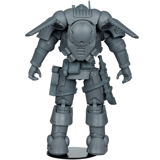 McFarlane figura Warhammer 40,000 Hadnagy Phobos páncélban szürke