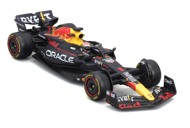 Bburago 1:24 RACE Formel F1 MODELLBAUSATZ- Red Bull RB19(2023) #11 Sergio Pérez mit Ständer