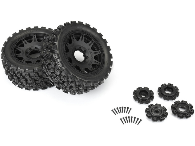 Pro-Line kotač 5.7", guma Badlands MX57, disk Raid H24 crni (2)
