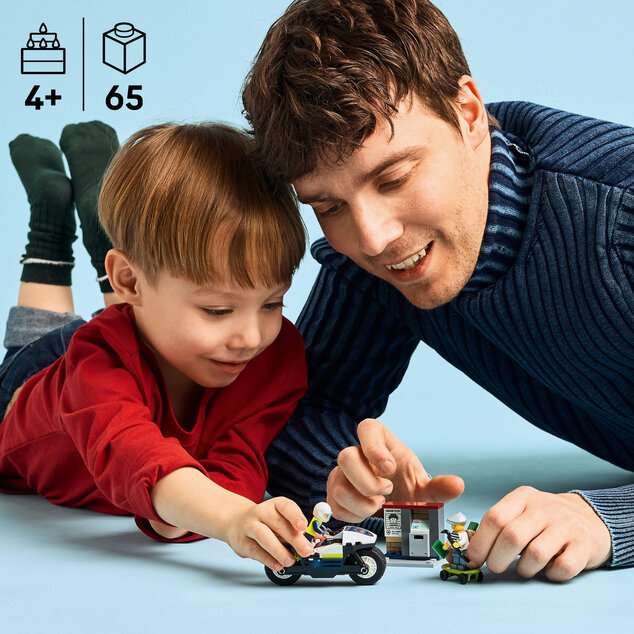 LEGO® City 60455 Urmărire pe motocicleta de poliție