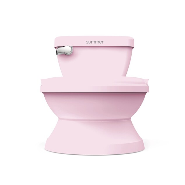 INGENUITY Kinder-Toilette mit Geräusch My Size™ Rosa