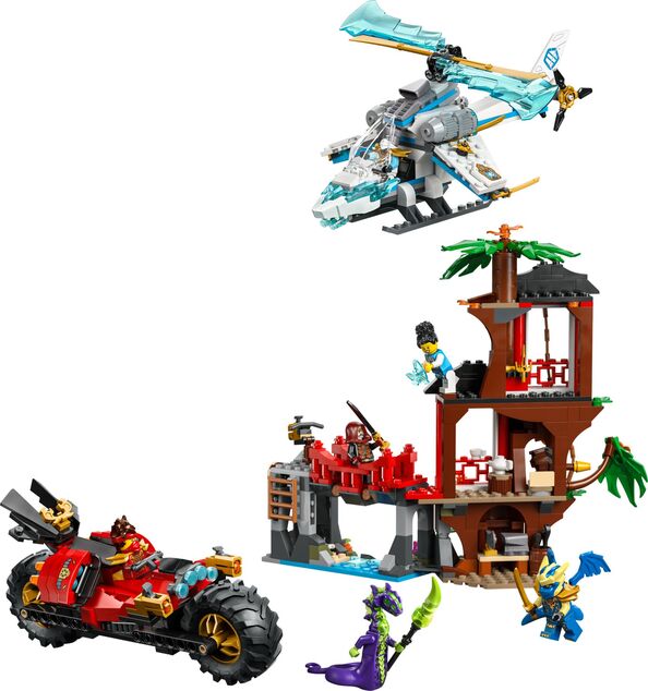 LEGO® NINJAGO 71857 Súboj nindža vozidiel a domček na strome