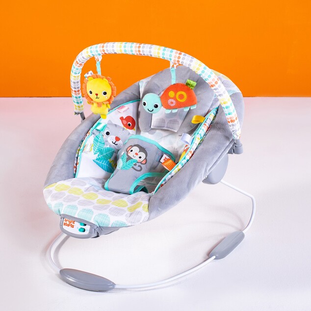 Lettino vibrante con melodia Whimsical Wild 0m+, fino a 9kg, 2019
