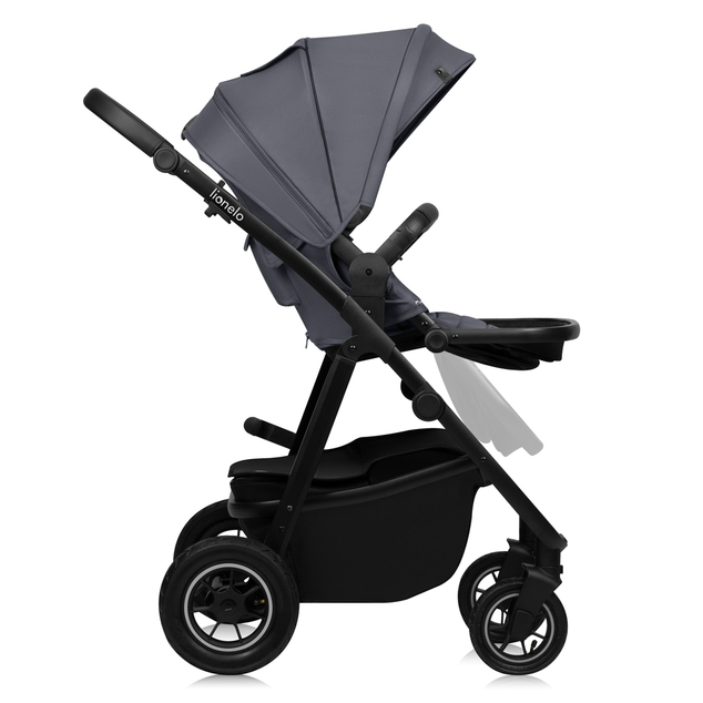 Lionelo Kočík kombinovaný Amber Plus 3v1 Grey Graphite
