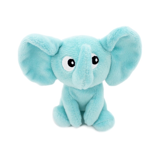 Ptipotos Plüschelefant Dimoitou blau - Mama mit Baby