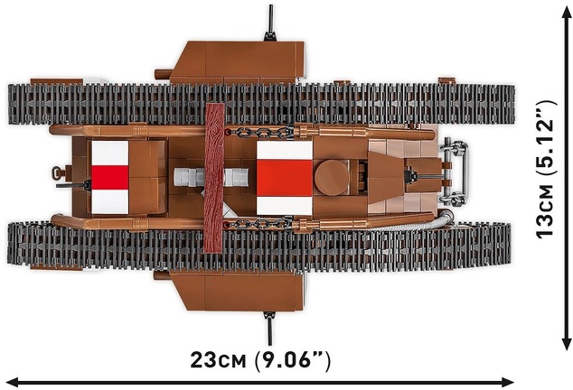 Cobi Great War Mark V no 9199, 1:35, 848 k, 1 f