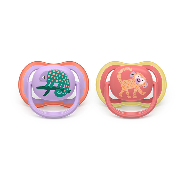 Philips Avent Sucette Ultra air image 18+m fille 2pcs