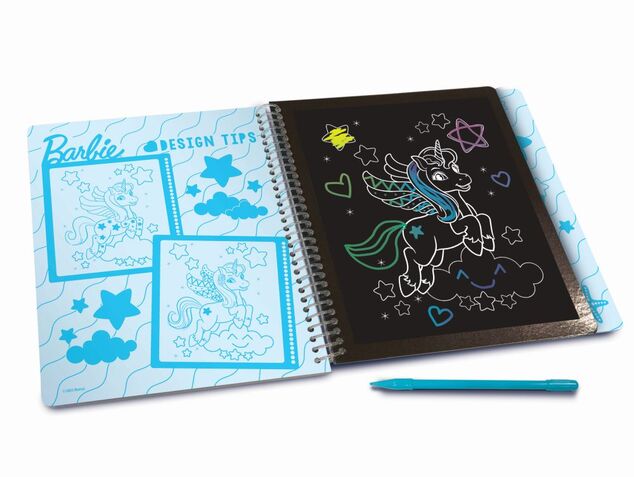 Barbie sketch book mer-mazing scratch reveal