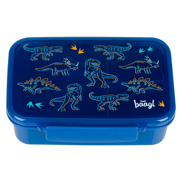 BAAGL Box na desiatu s priehradkami Dino