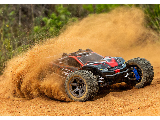 Traxxas Rustler 1:10 BL-2s 4WD RTR červený