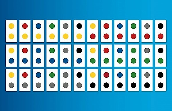 HUBELINO Dúhové domino