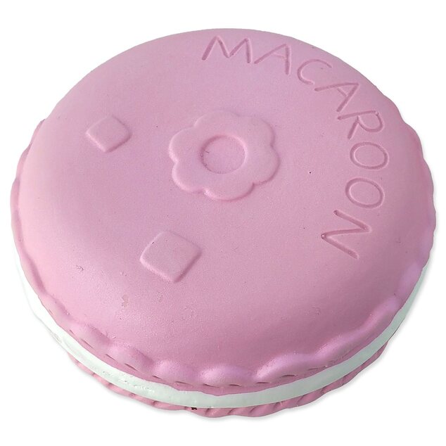 Toy DF Latexmakrone mit Ton rosa 9cm
